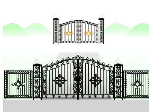 專業庭院鐵藝大門定制服務——金星鐵藝，打造北京獨特門戶風采